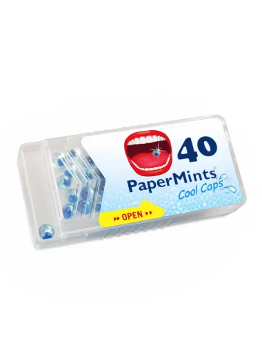 PAPERMINTS – COOL CAPS MENTHE MAXI FORMAT (40 capsules)