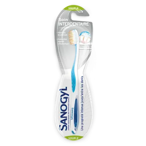 Sanogyl Brosse à Dents Interdentaire Souple