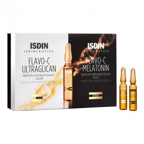 Isdin flavo-C routine day & nght 4 unidoses de 2ml