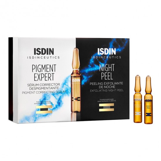Isdin isdinceutics day & night routine anti-tâches 2x10 ampoules Isdin isdinceutics day & night routine anti-tâches 2x10 ampoules