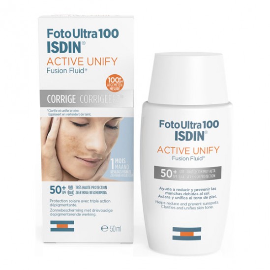 Isdin UV Care FotoUltra Active Unify Fusion Fluid SPF 50+ 50 ml