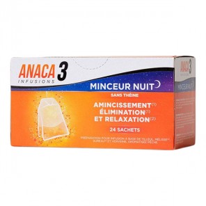 Anaca3 infusion minceur nuit 24 scachets