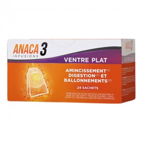 Anaca3 infusion ventre plat 24 sachets