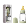 BIBS Biberon en verre 120 ml  Latex - Sage