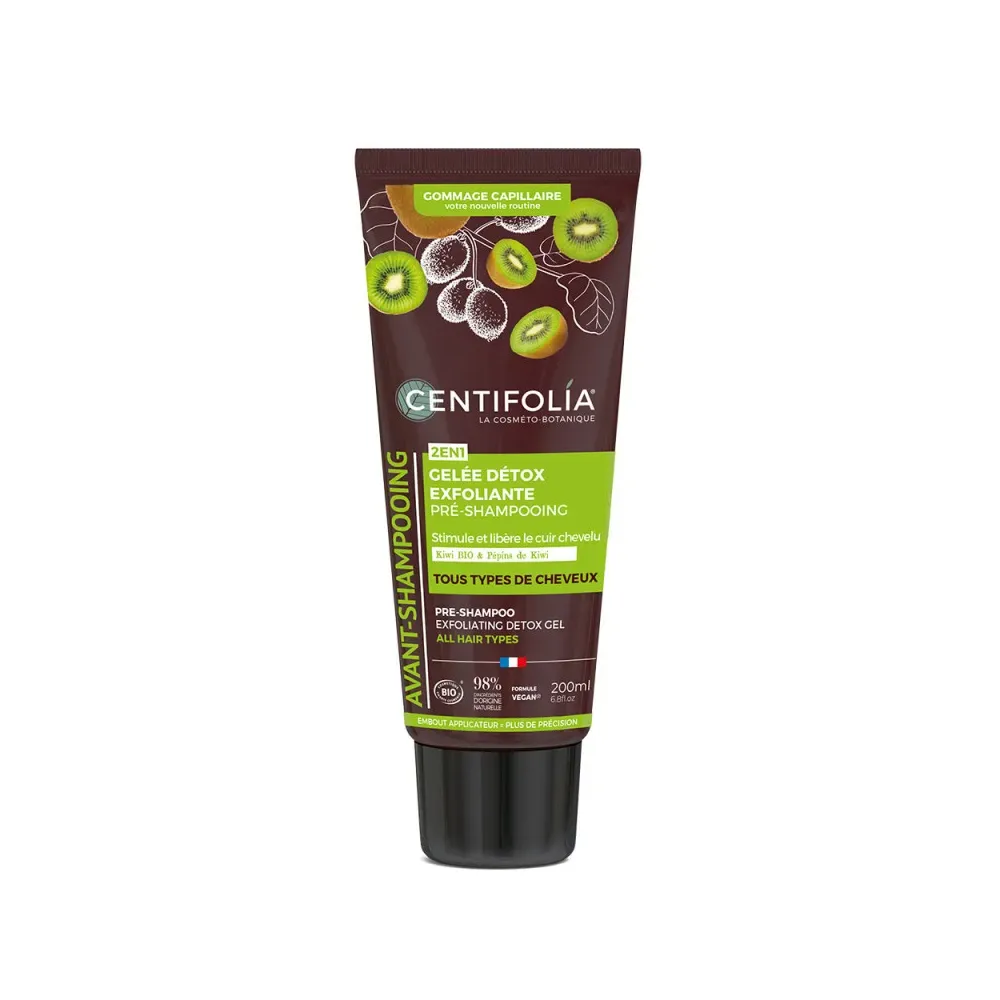 CENTIFOLIA – Gelée Détox Avant-Shampooing Exfoliante (200 ml)
