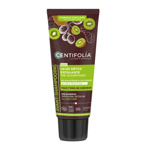 CENTIFOLIA – Gelée Détox Avant-Shampooing Exfoliante (200 ml)