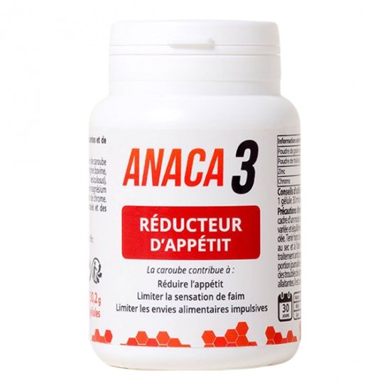 Anaca 3 Réducteur d'Appétit 90 gélules Anaca 3 Réducteur d'Appétit 90 gélules