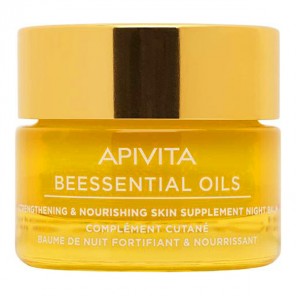Apivita beessential oils baume de nuit fortifiant & nourrissant 15ml