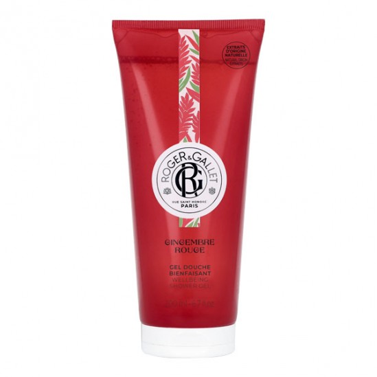 Roger&Gallet gingembre rouge gel douche bienfaisant 200ml Roger&Gallet gingembre rouge gel douche bienfaisant 200ml