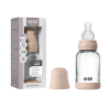 BIBS Biberon en verre 120 ml  Silicone- Blush