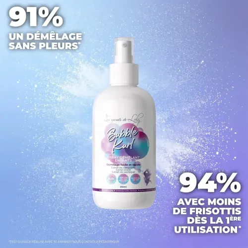 Les Secrets de Loly Bubble Kurl Spray Démêlant Enfants 250ml