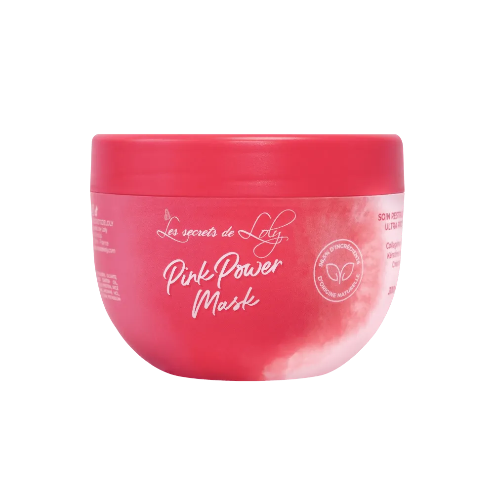 Les Secrets de Loly Pink Power Mask - Masque Réparateur (300 ml)