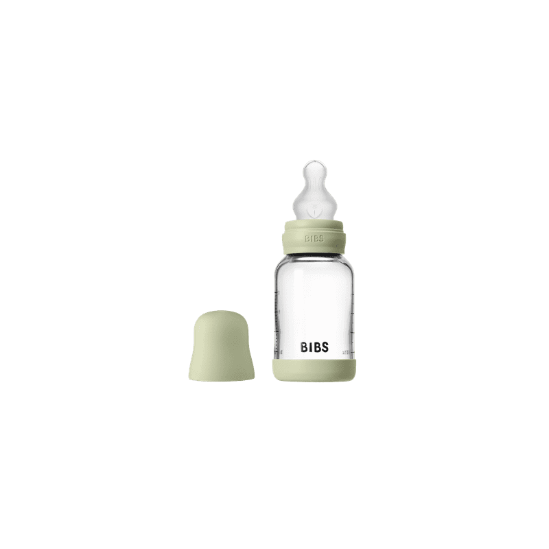 BIBS Biberon en verre 120 ml  Silicone- Sage