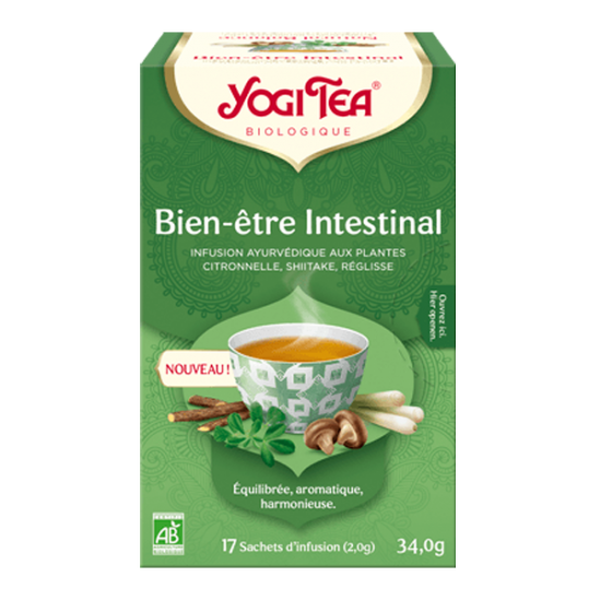 Yogi Tea bio bien-être intestinal 17 sachets 34g Yogi Tea bio bien-être intestinal 17 sachets 34g