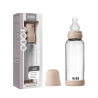BIBS Biberon en verre 240 ml  Silicone- Blush