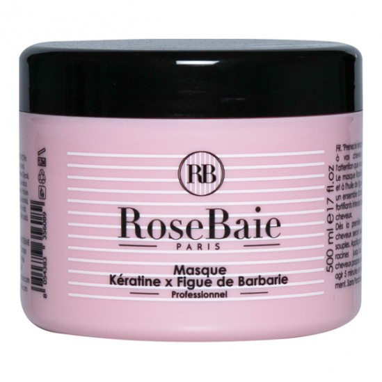 Rosebaie masque à la kératine et à l’huile de figue de barbarie 500ml Rosebaie masque à la kératine et à l’huile de figue de barbarie 500ml