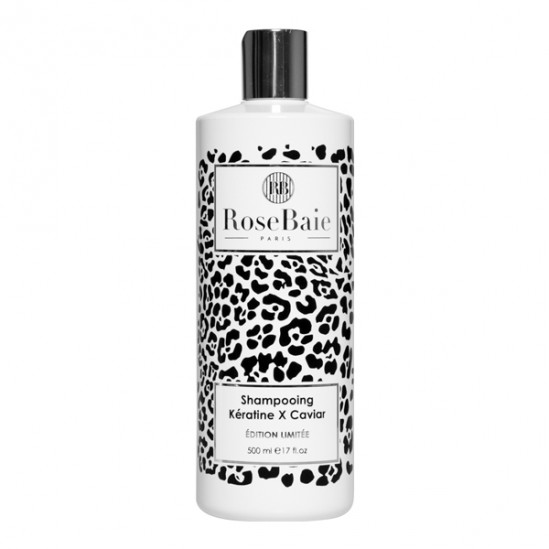 Rosebaie shampoing à la kératine et à l’extrait de caviar 500ml Rosebaie shampoing à la kératine et à l’extrait de caviar 500ml