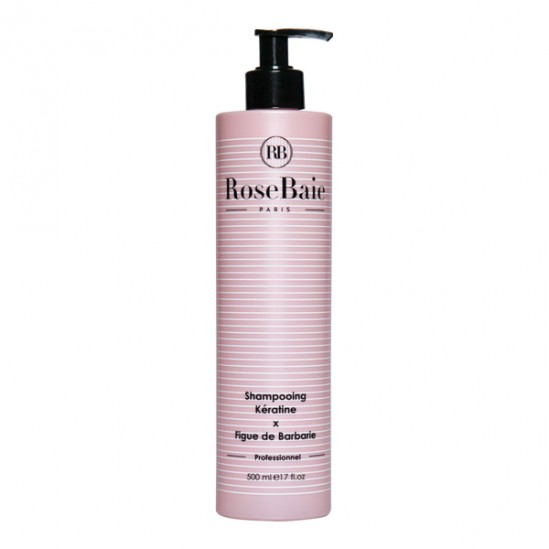 Rosebaie shampoing à la kératine et à l’huile de figue de barbarie 500ml Rosebaie shampoing à la kératine et à l’huile de figue de barbarie 500ml