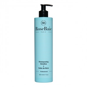 Rosebaie shampoing à la kératine et à l’huile de ricin 500ml