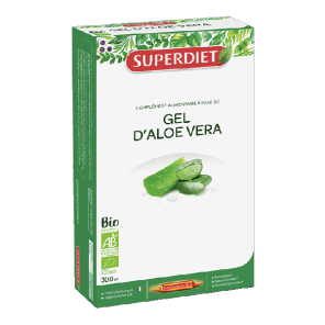 Superdiet complément alimentaire à base de gel d'aloe vera bio 300ml