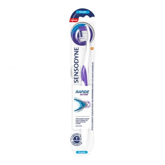 Sensodyne brosse à dents souple rapide action Sensodyne brosse à dents souple rapide action