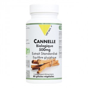Vitall + cannelle bio 80 comprimés