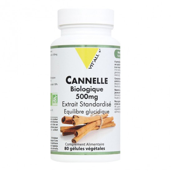 Vitall + cannelle bio 80 comprimés Vitall + cannelle bio 80 comprimés