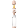 BIBS Biberon en verre 240 ml  Latex - Blush