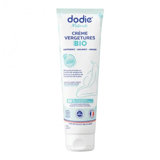 Dodie maternité crème vergetures certifiée bio 150ml Dodie maternité crème vergetures certifiée bio 150ml