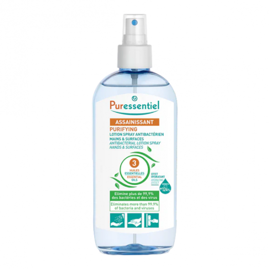 Puressentiel assainissant lotion spray antibactérien 250ml Puressentiel assainissant lotion spray antibactérien 250ml