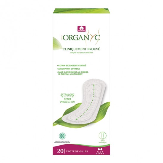 Organyc 20 protège-slips maxi coton bio Organyc 20 protège-slips maxi coton bio