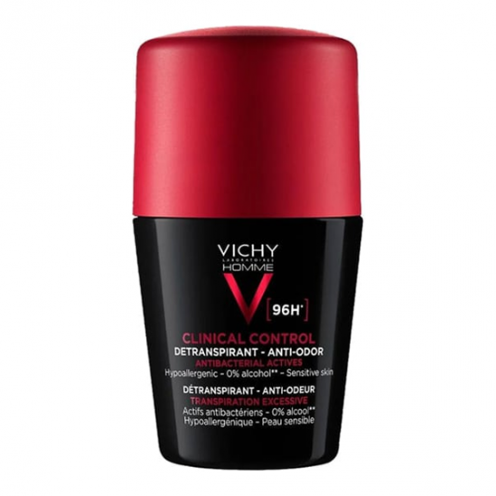 Vichy homme déodorant clinical control 96h roll-on 50ml Vichy homme déodorant clinical control 96h roll-on 50ml