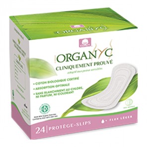 Organyc 24 protège-slips coton bio flux léger