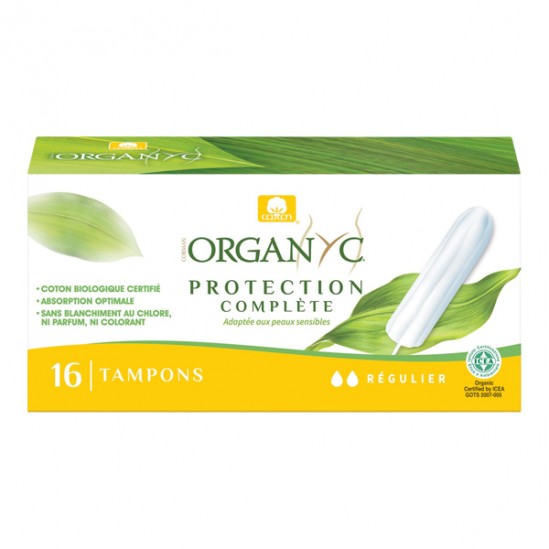 Organyc 16 tampons régulier sans applicateur Organyc 16 tampons régulier sans applicateur