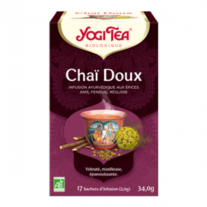 Yogi Tea chaï doux 17 sachets d'infusion