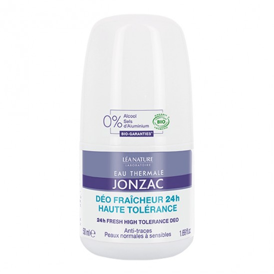 Eau de Jonzac déo fraîcheur 24h haute tolérance bio 50ml Eau de Jonzac déo fraîcheur 24h haute tolérance bio 50ml