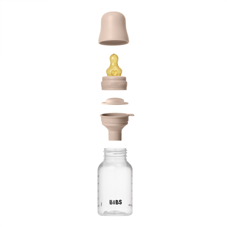 BIBS Biberon en plastique 150 ml Latex - Blush