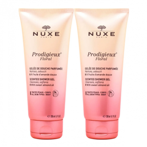 Nux prodigieux floral gelée de douche parfumée lot de 2x200ml