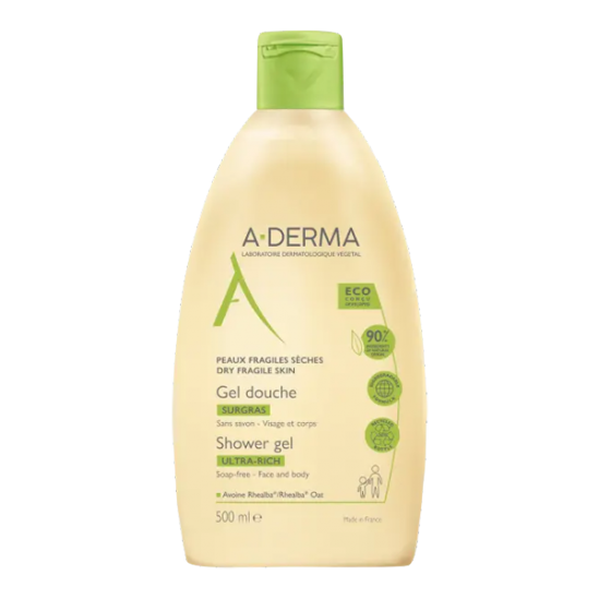 A-derma gel douche surgras 500ml A-derma gel douche surgras 500ml