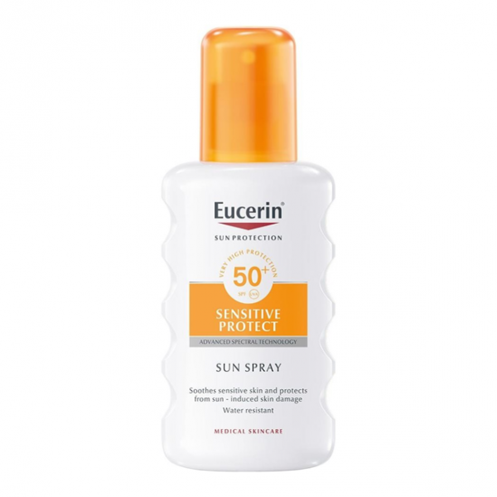 Eucerin sun 50+ flde corps spr 200ml Eucerin sun 50+ flde corps spr 200ml