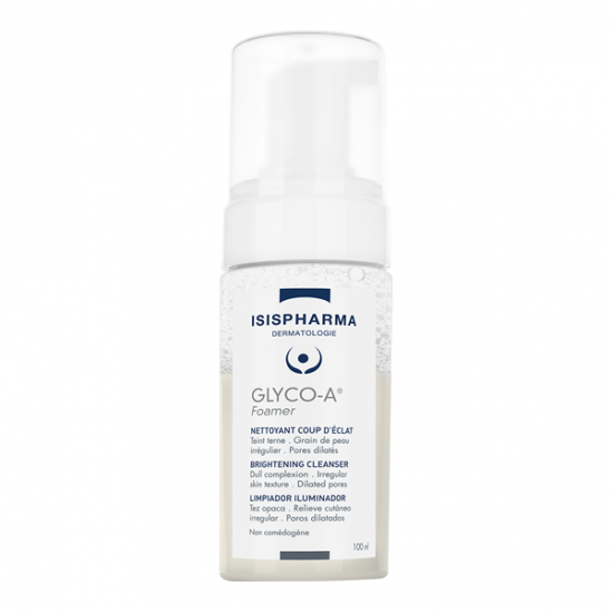 Isispharma glyco-A foamer nettoyant coup d'éclat 100ml Isispharma glyco-A foamer nettoyant coup d'éclat 100ml