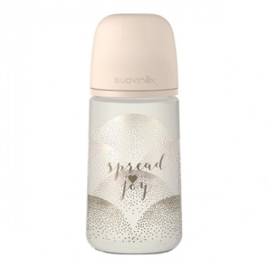 Suavinex biberon spread joy tétine symétrique sx pro débit moyen 270ml