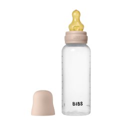 BIBS Biberon en plastique 270 ml  Latex - Blush