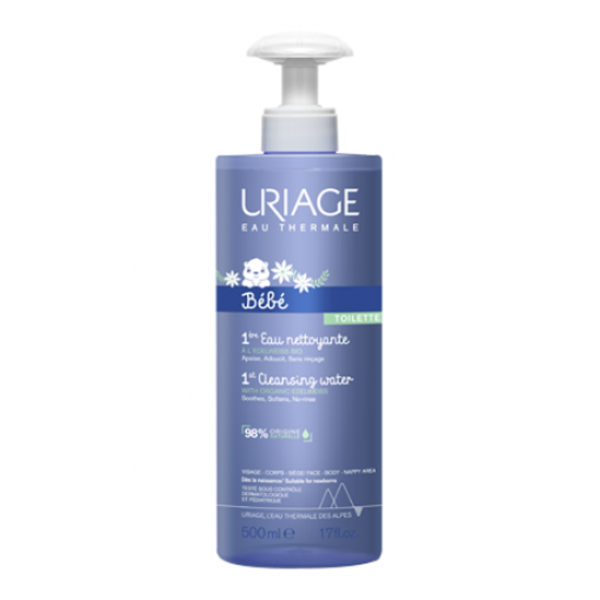 Uriage bébé 1ère eau nettoyante 500ml Uriage bébé 1ère eau nettoyante 500ml