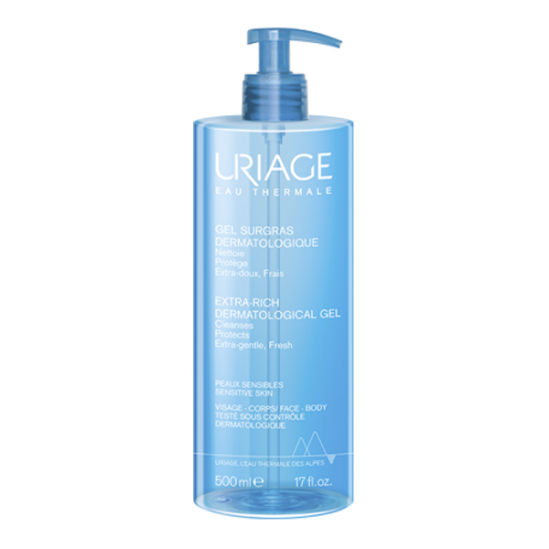 Uriage gem surgras liquide dermatologique flacon 500ml Uriage gem surgras liquide dermatologique flacon 500ml
