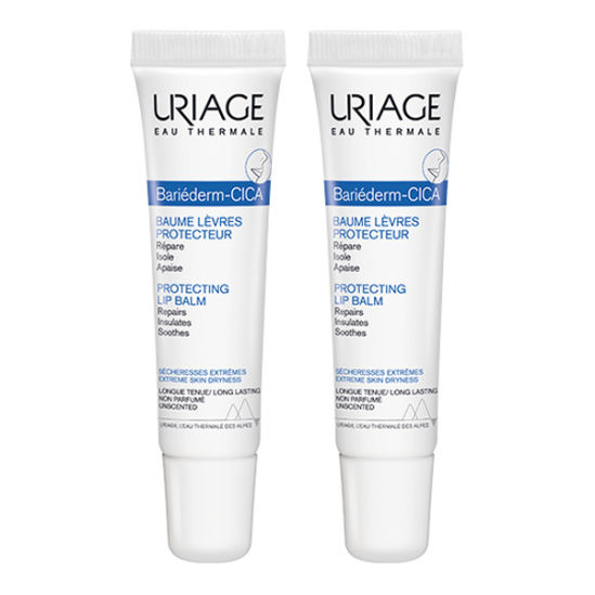 Uriage bariéderm cica-lèvres baume protecteur 2x15ml Uriage bariéderm cica-lèvres baume protecteur 2x15ml