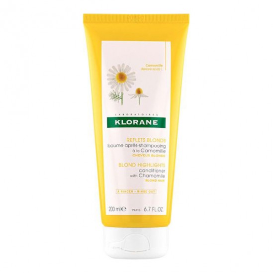 Klorane Reflets blonds baume après-shampooing à la Camomille 200ml Klorane Reflets blonds baume après-shampooing à la Camomille 200ml