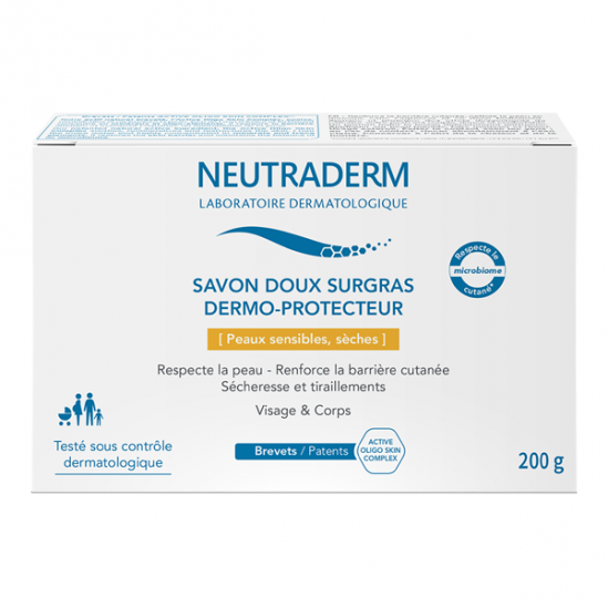 Neutraderm savon doux surgras dermo-protecteur 200g Neutraderm savon doux surgras dermo-protecteur 200g