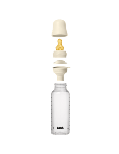 BIBS Biberon en plastique 270 ml  Latex - Ivory