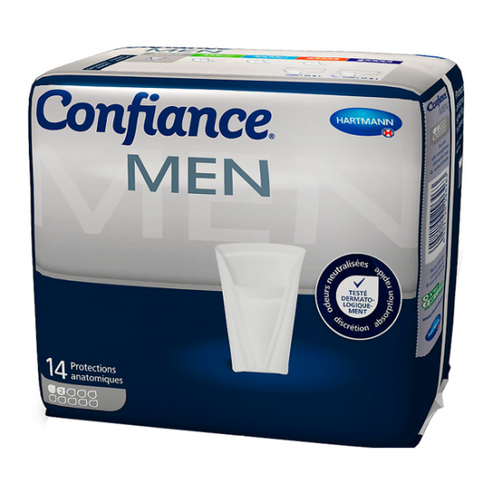 Paul Hartmann Confiance men protection absorbantes 2 gouttes 14 sachets Paul Hartmann Confiance men protection absorbantes 2 gouttes 14 sachets